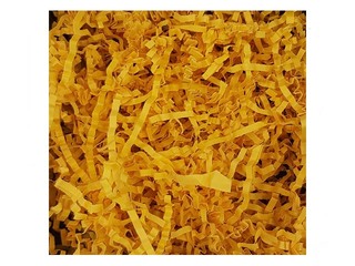 Бумажная стружка 20x20 см, 150 г, желтая