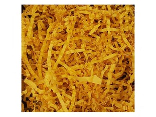 Paper shavings 20x20 cm, 150 g, yellow