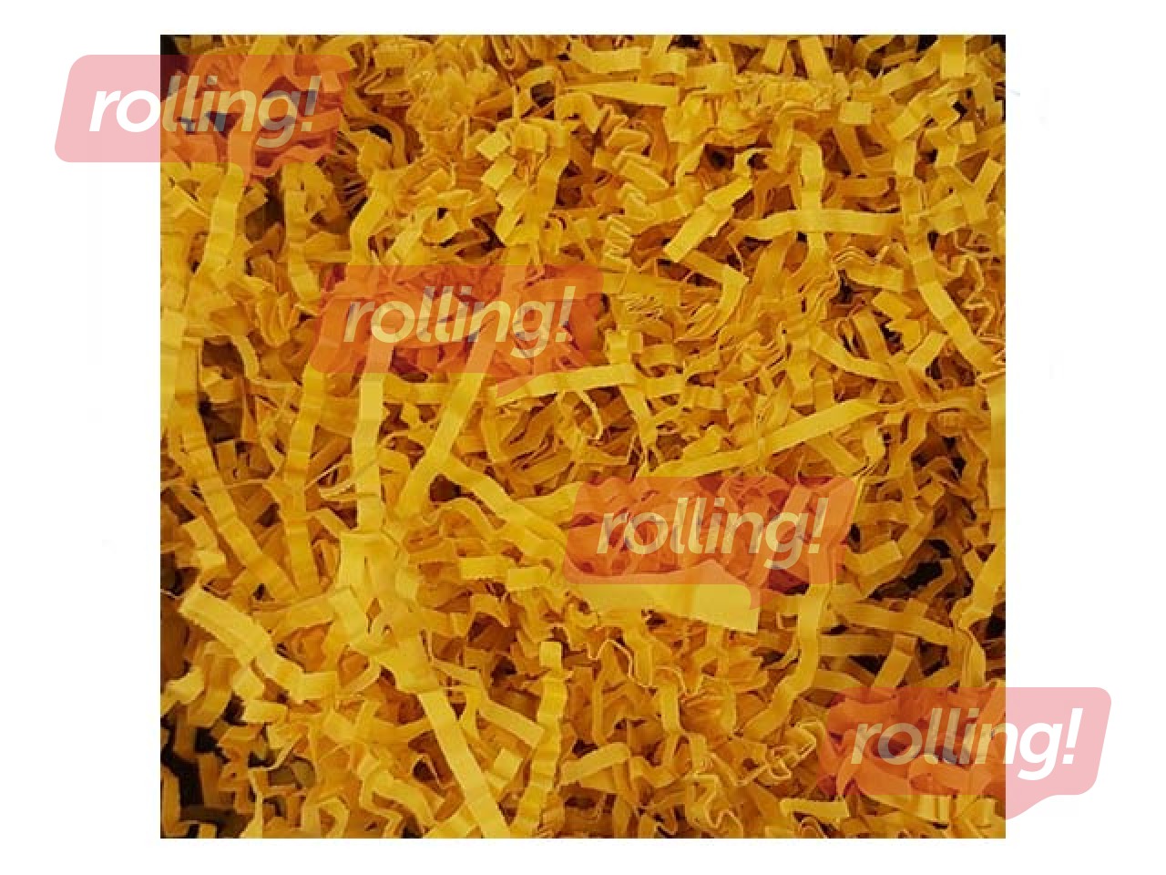 Papīra skaidas 20x20cm, 150 g, dzeltenas