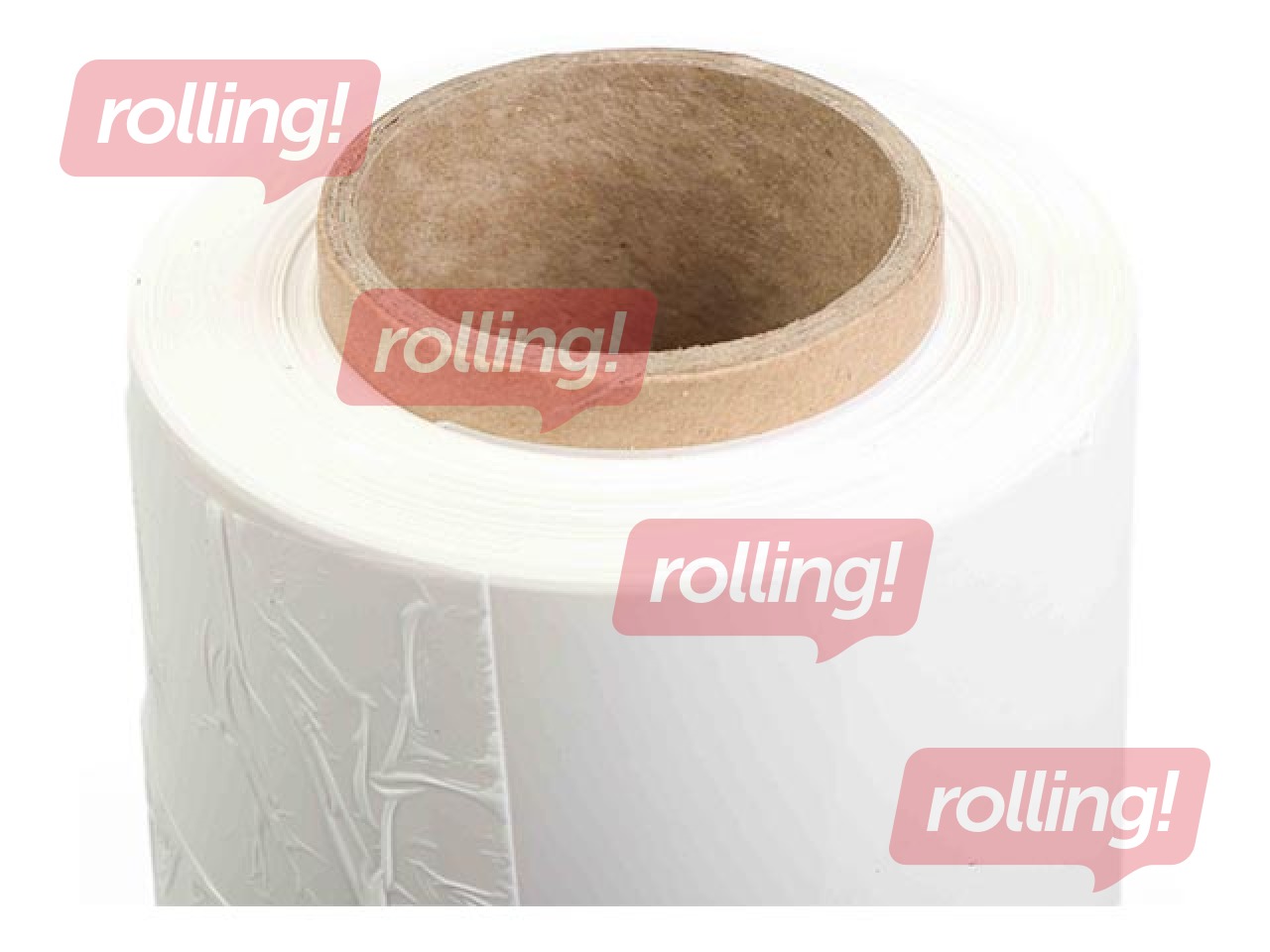 Stretch film for pallet wrapping, 45 cm x 270 m, 17 microns, white