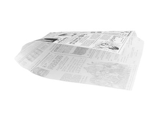 Snack bags Times, 16x16.5 cm, paper, with two open edges, 100 pcs.