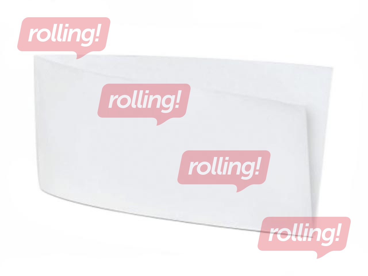 Papīra maisiņi uzkodām Hot Dog, balti, 90x190mm, 500 gab.