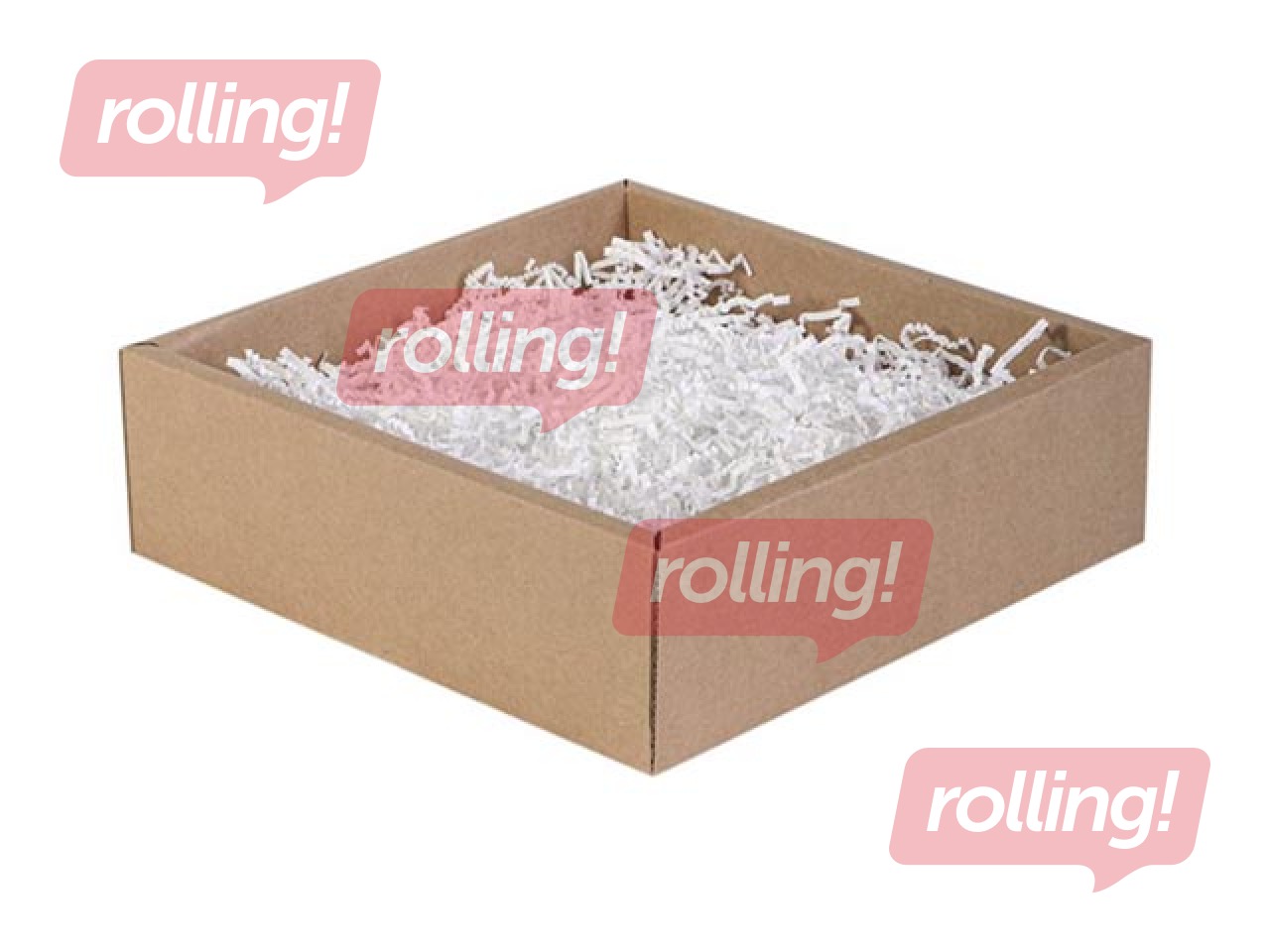 Papīra skaidas 2 mm, 1 kg, baltas