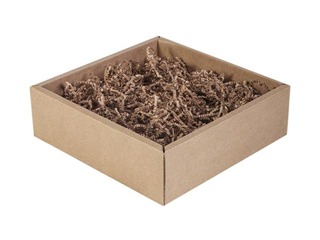 Paper shavings 2 mm, 1 kg, brown