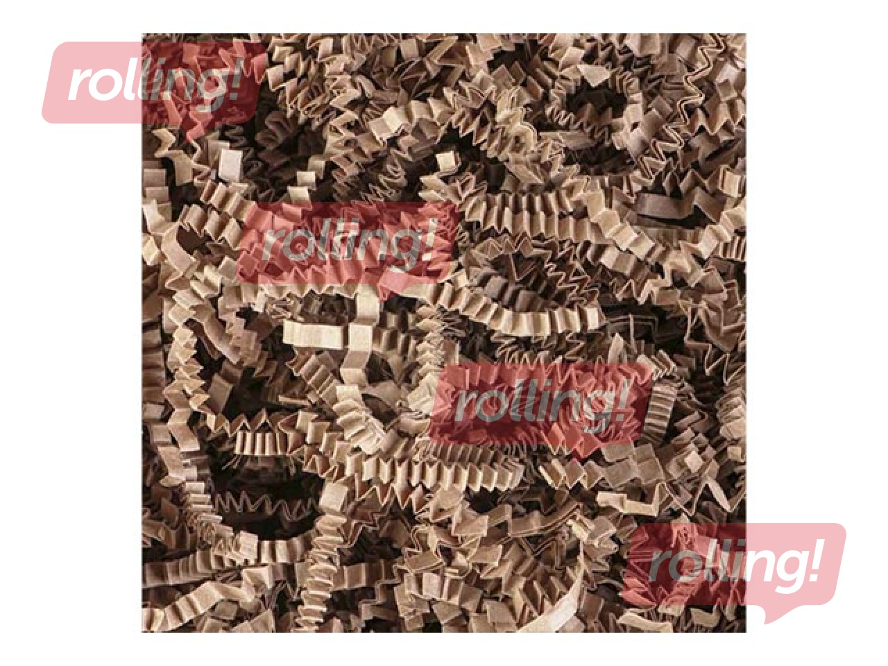 Paper shavings 2 mm, 1 kg, brown