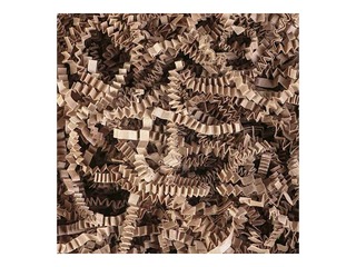 Papīra skaidas 2 mm, 1 kg, brūnas