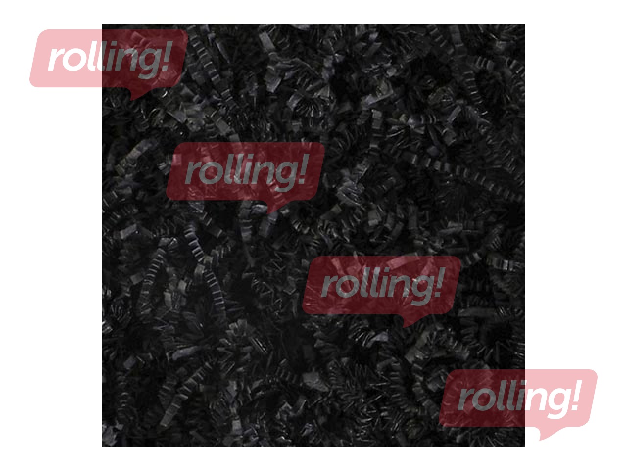 Papīra skaidas 2 mm, 1 kg, melnas