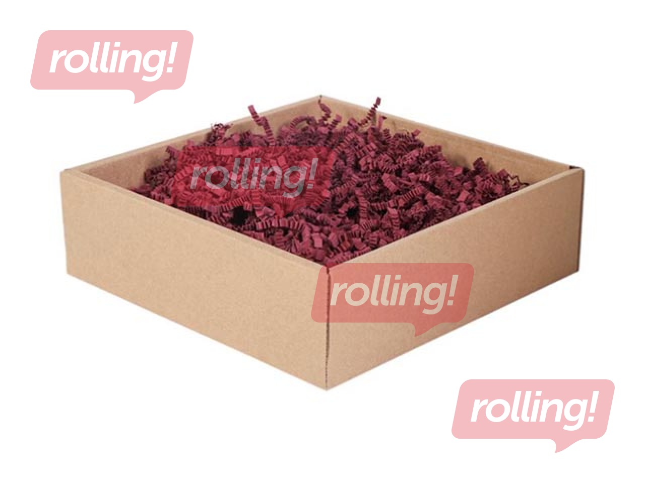 Papīra skaidas 4 mm, 1 kg, bordo