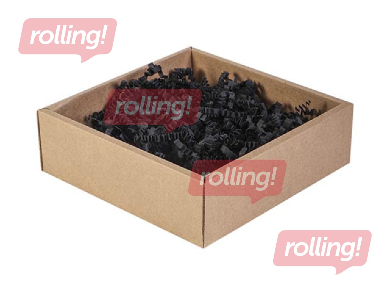 Papīra skaidas 4 mm, 1 kg, melnas