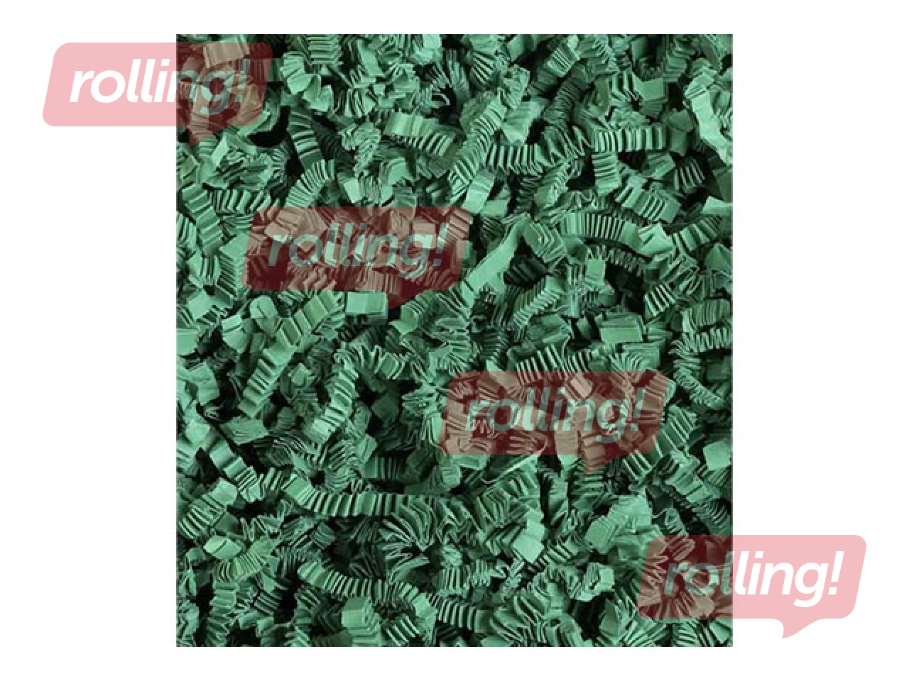 Papīra skaidas 4 mm, 5 kg, tumši zaļas