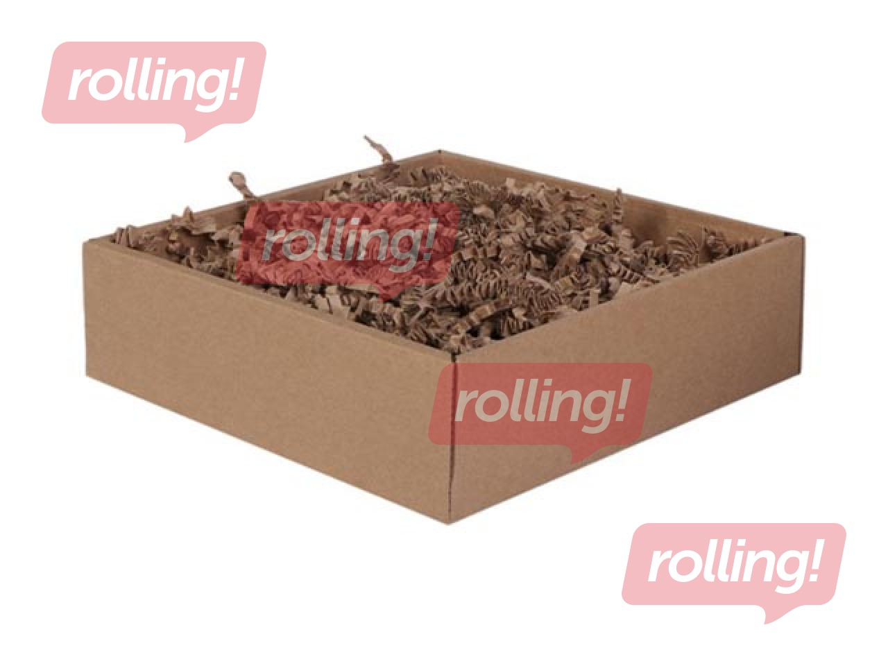 Papīra skaidas 4 mm, 5 kg, brūnas