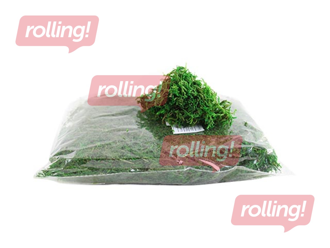 Dekoratīvās sūnas, zaļas, 100g