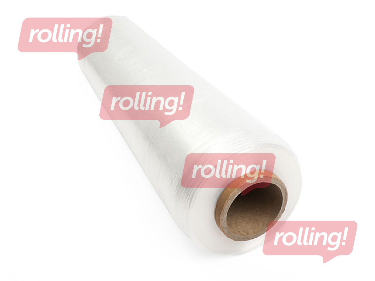 Pallet wrapping film, 43cmx600m, 8 microns, transparent