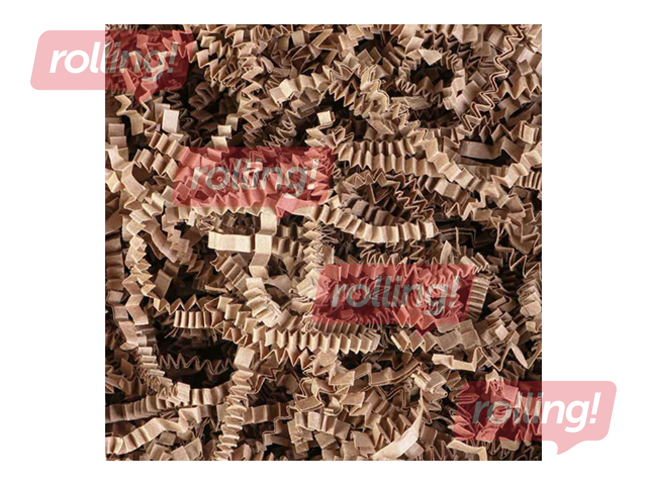 Papīra skaidas 4mm, 5 kg, brūnas