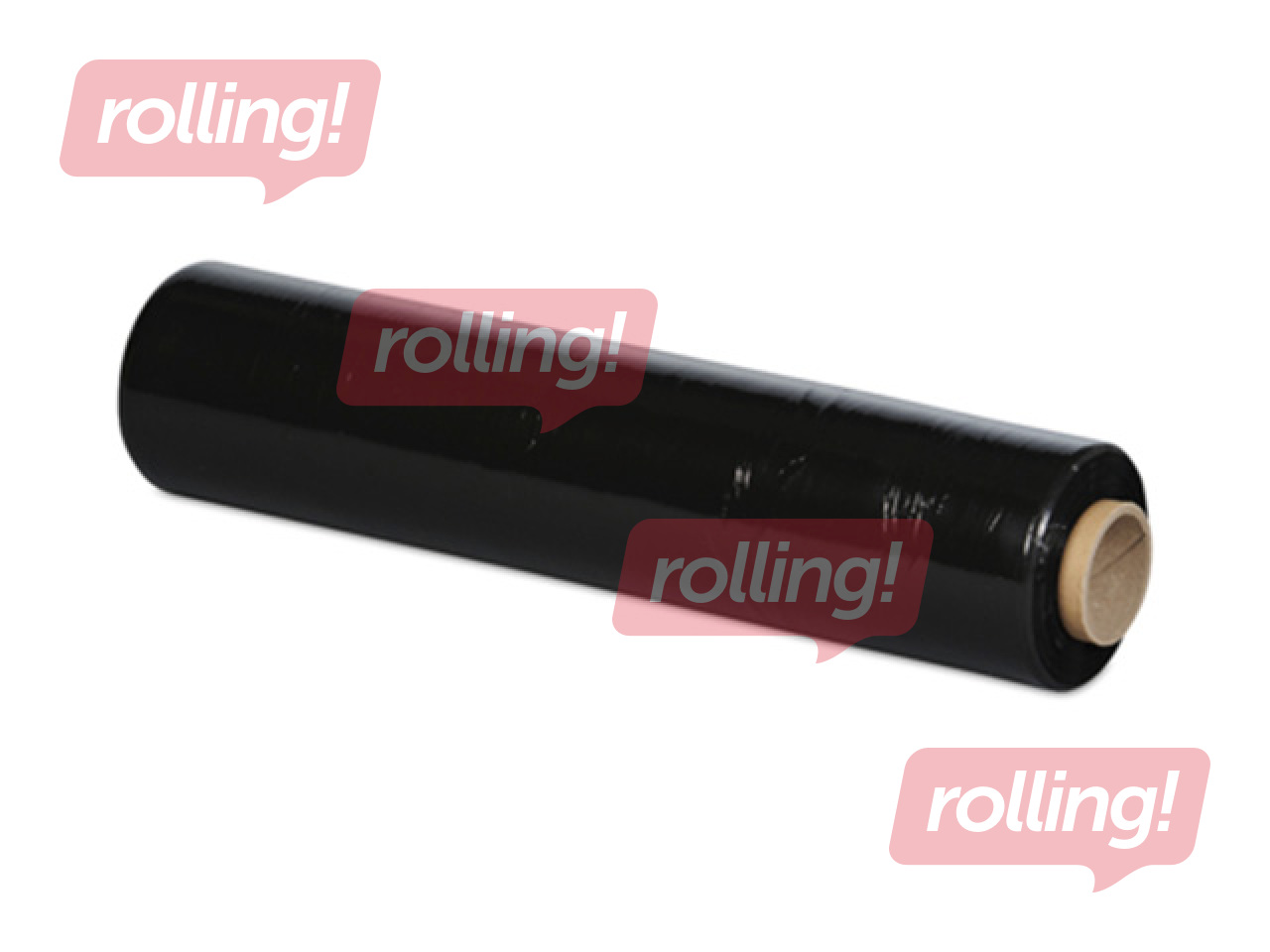 Плёнка для упаковки паллет, 45см x 270м, 23 микрона, чёрная