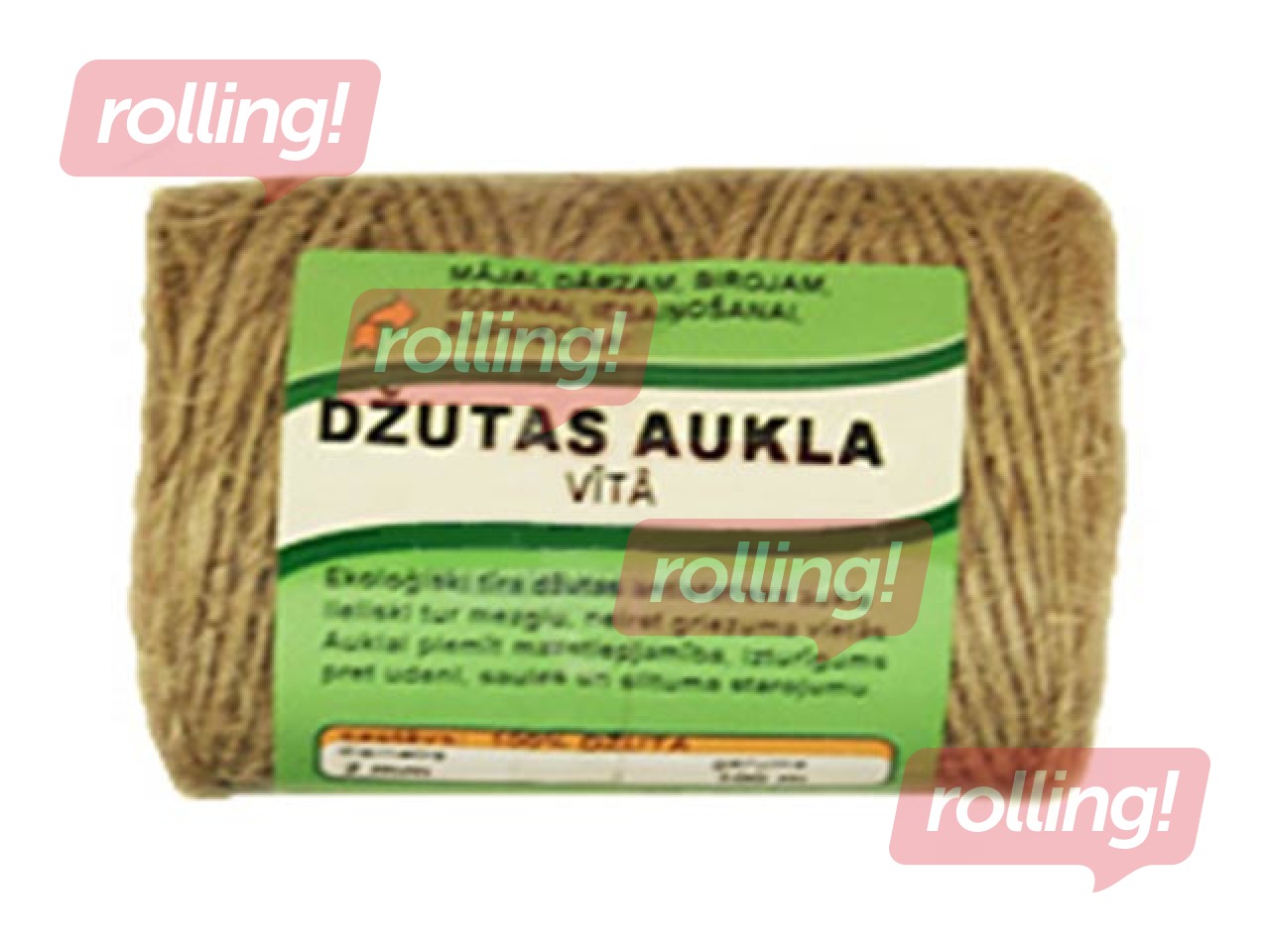 Aukla vīta, džuta Tangente, 2 mm, 100 m