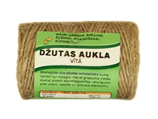 Twisted jute twine, Tangente, 2 mm, 100 m