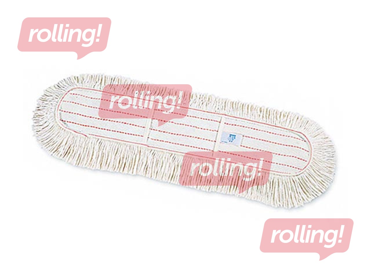 Mops kokvilnas ar kabatām, 60 cm