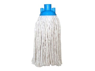 Mop, fringed, cotton, white, 120g, 23cm