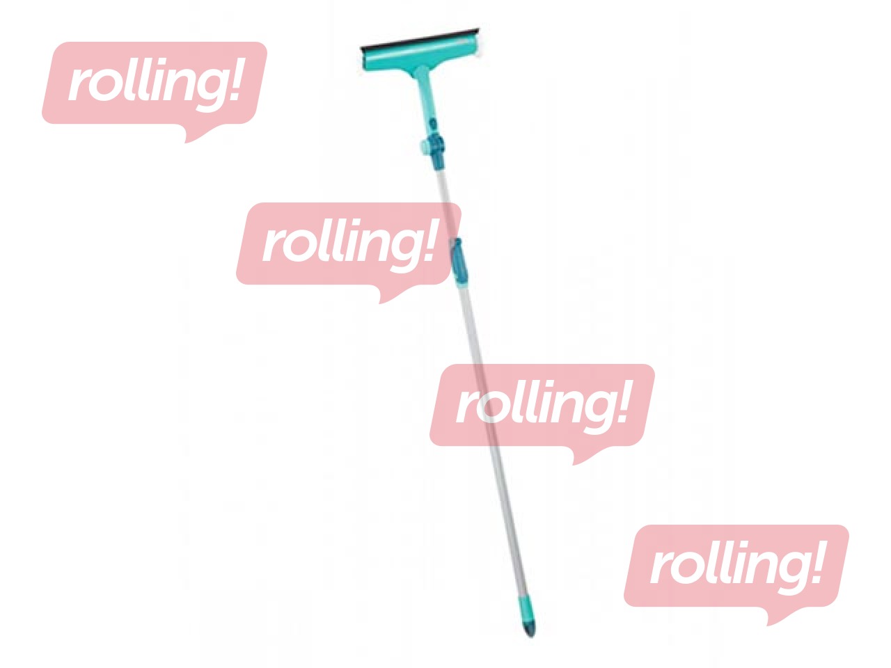 Logu birste ar teleskopisku kātu 3in1 LEIFHEIT 33cm