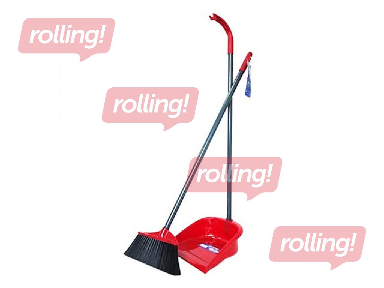 Long handle dustpan with broom VILEDA