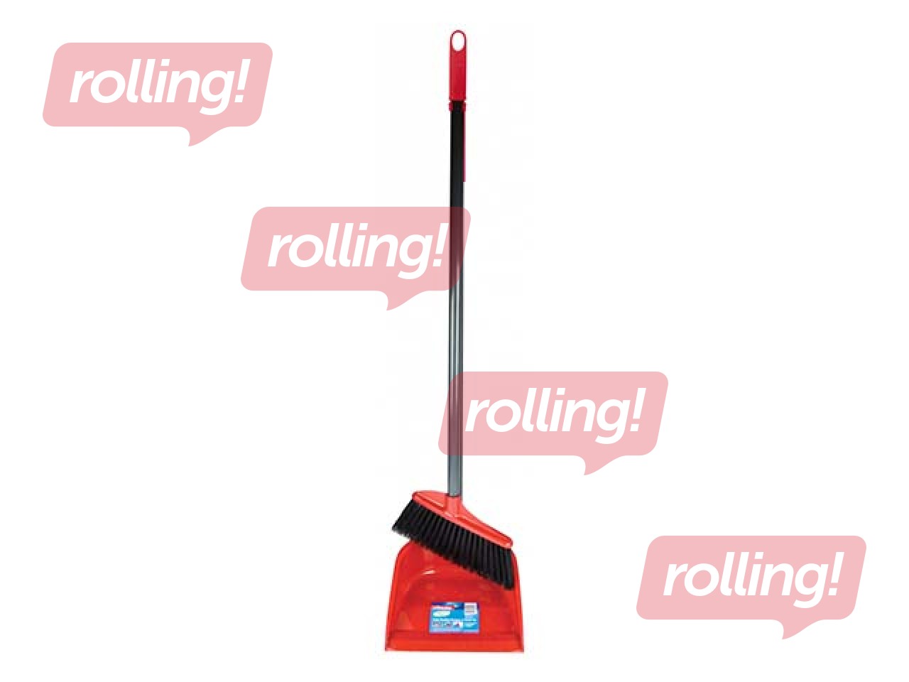 Long handle dustpan with broom VILEDA