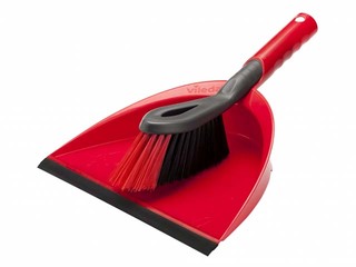 Birste ar liekšķeri Vileda, sarkana