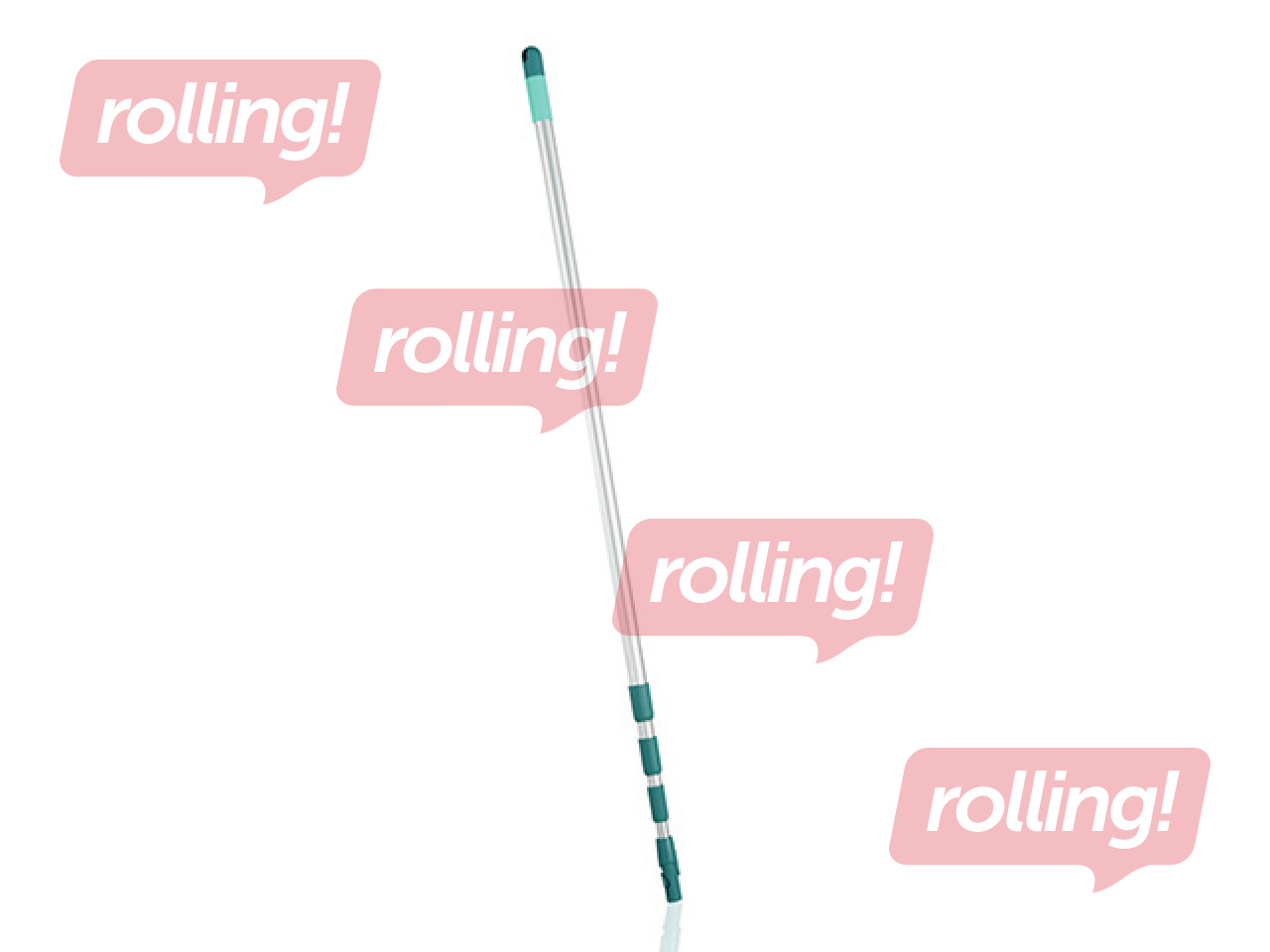 Teleskopisks kāts Leifheit, alumīnija, 145-400cm