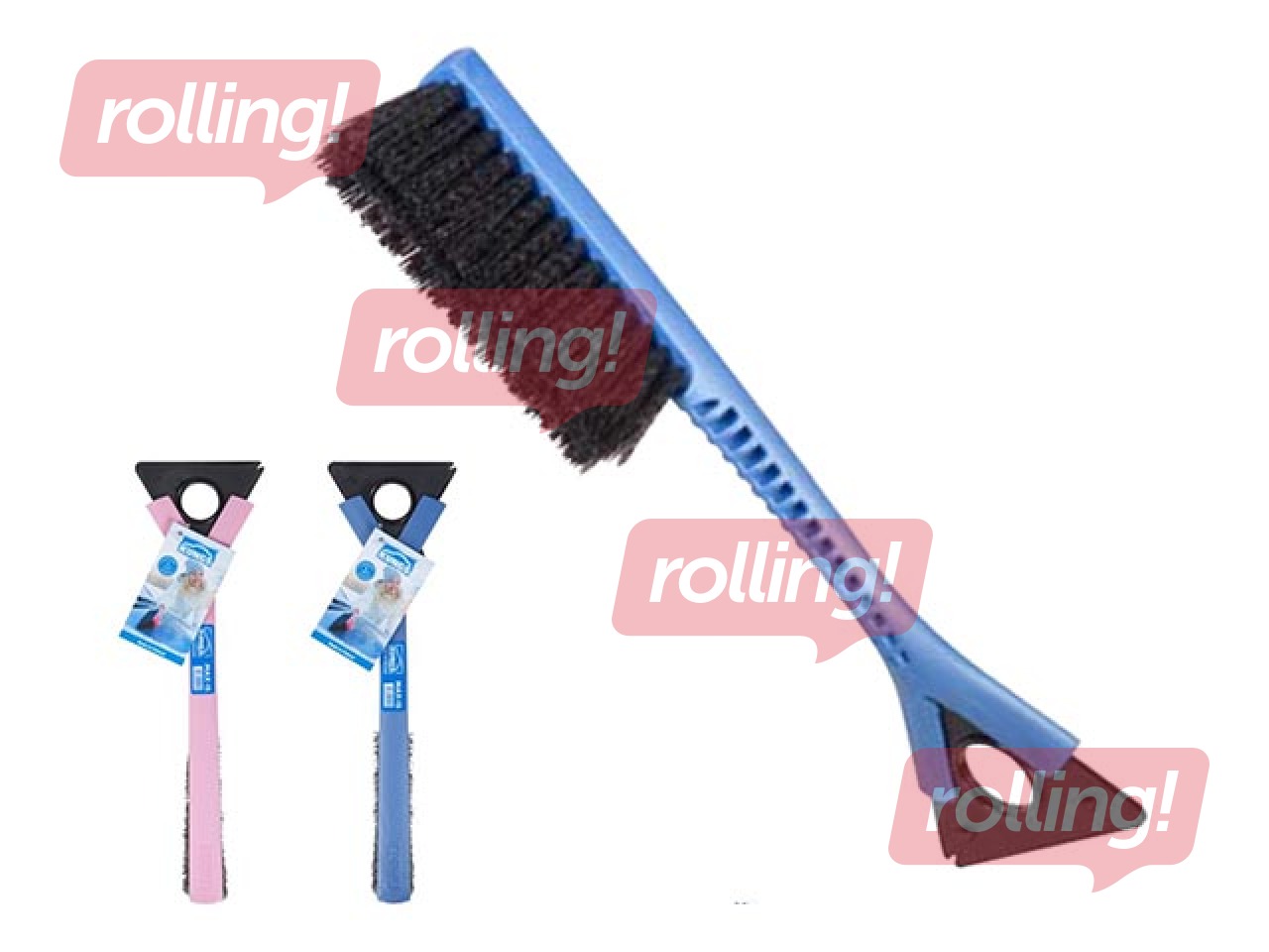 Sniega birste ar ledus skrāpi Max-is Junior 38cm