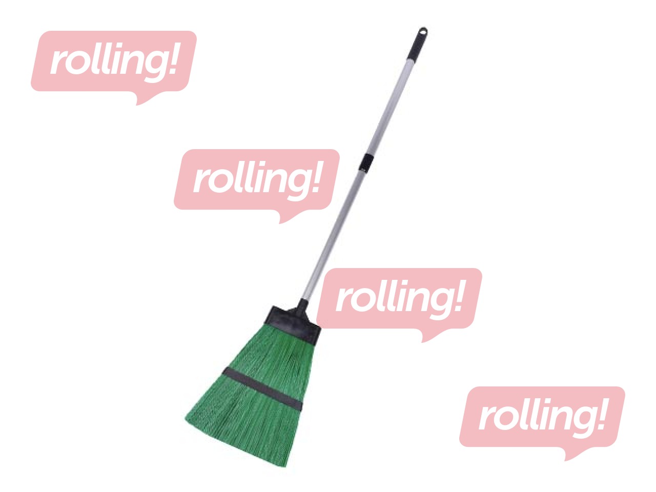 Outdoor broom with telescopic handle HG6474, 1.30m