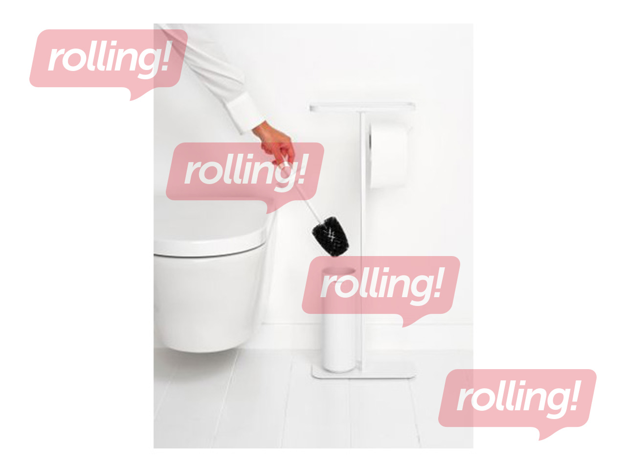 Tualetitarvikute alus Brabantia, MindSet, valge