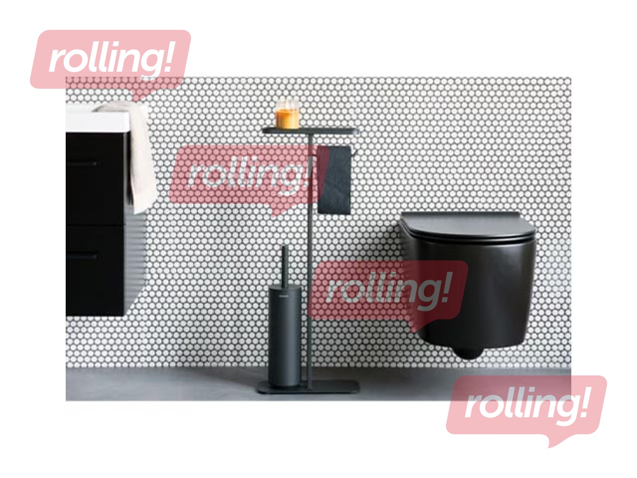 Toilet accessory stand Brabantia, MindSet, black
