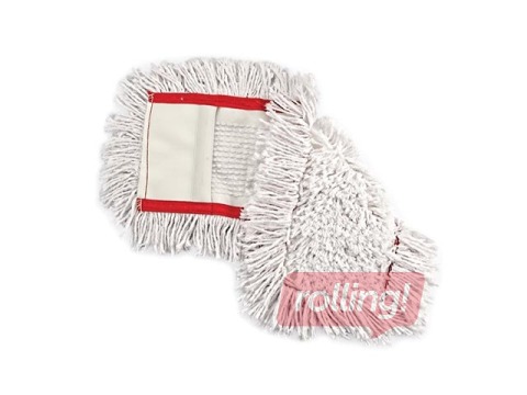 Mops kokvilnas ar kabatām, 60cm