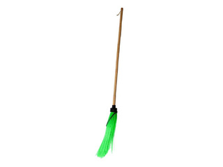 Outdoor broom Hortus, Round, Green, 150cm