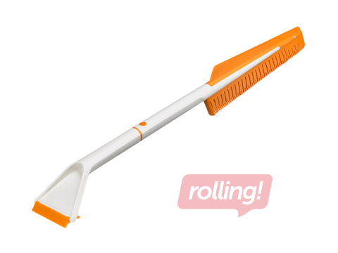 Sniega birste ar skrāpi Fiskars, Snowxpert, silikona, 67cm