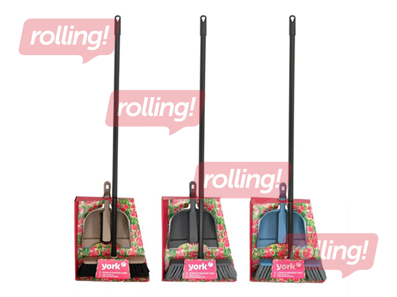 Набор для уборки York, Kombi, разные цвета