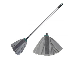 Mops York Eco Ego, Rubi Circular, mikrošķiedras, ar teleskopisku kātu, 130cm