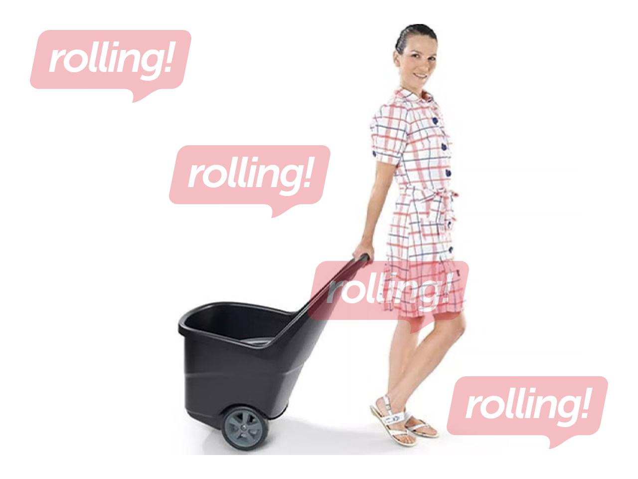 Aiakäru Keter Easy Go XL, tumehall, 62l