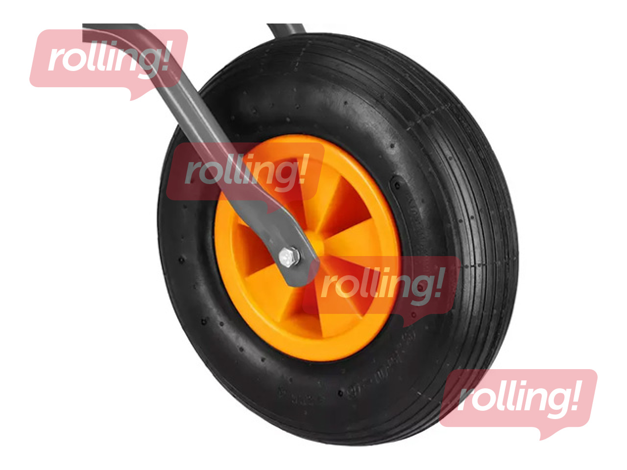 Dārza ķerra Springos, kravnesība 120kg, 65l