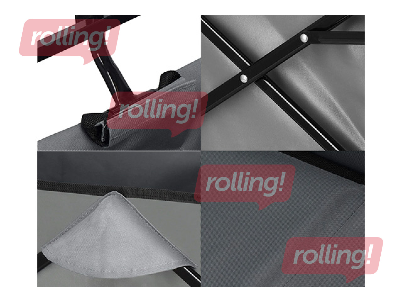 Садовая тележка Springos, складная, серая, грузоподъёмность 80кг, 105л