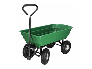 Садовая тележка Springos, зеленая, грузоподъёмность 250кг