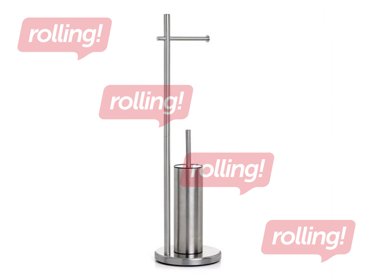 Tualetes piederumu statīvs Tatay Satin, nerūsējošā tērauda