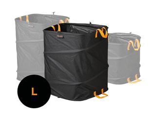 Dārza maiss Fiskars Ergo, salokāms, melns, 219l