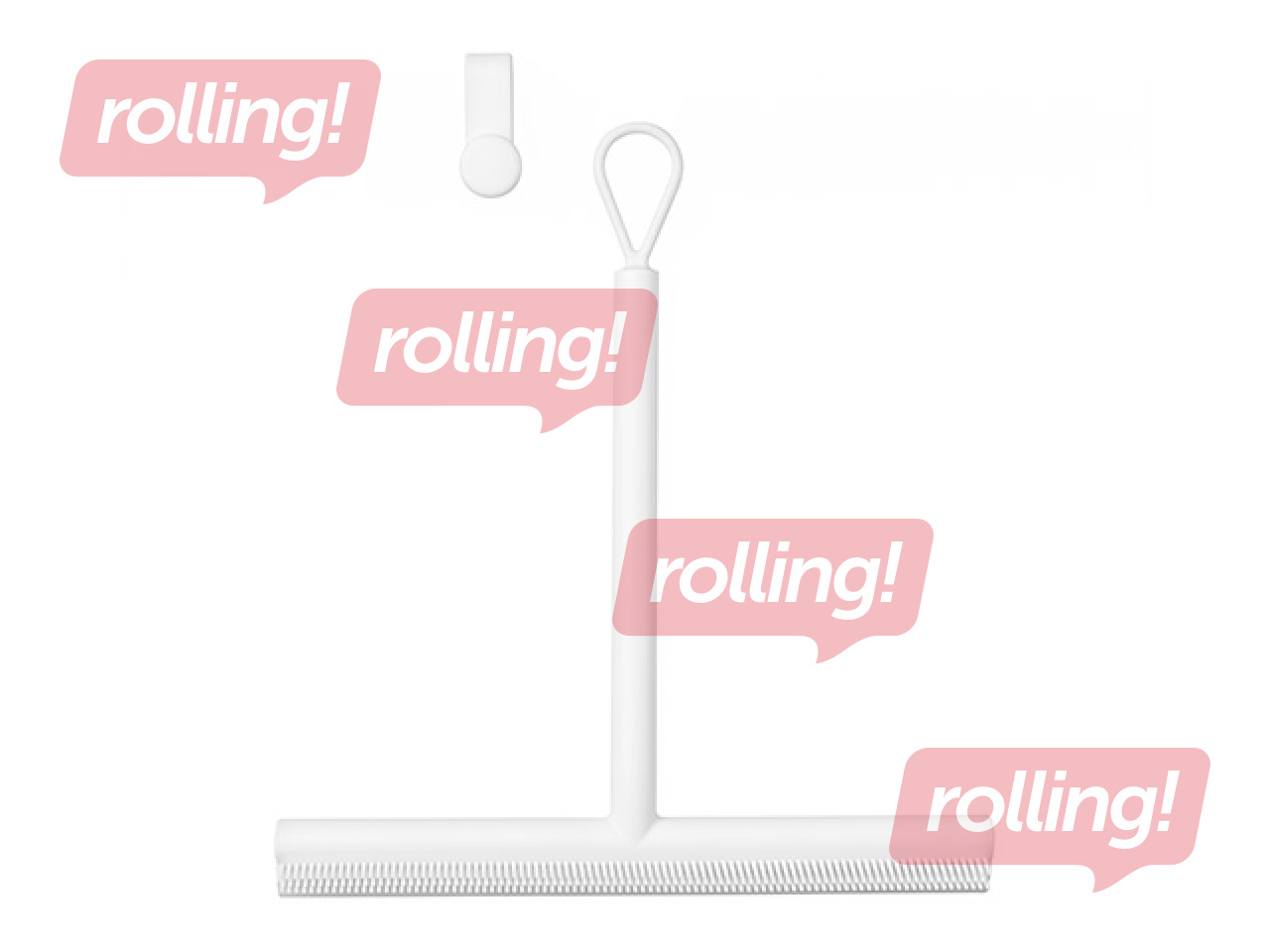 Stiklu tīrītājs Brabantia, logiem un duškabīnēm, balts, 24cm