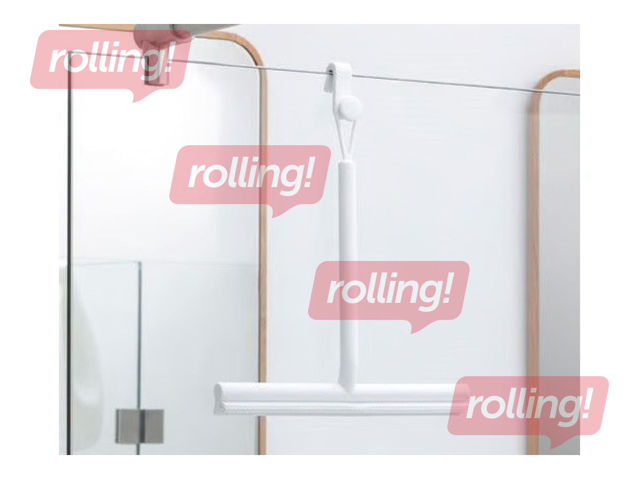 Stiklu tīrītājs Brabantia, logiem un duškabīnēm, balts, 24cm