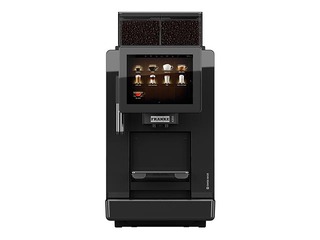 Кофемашина Franke A300 MS EC с подключением к воде и контейнером для порошка, чёрная
