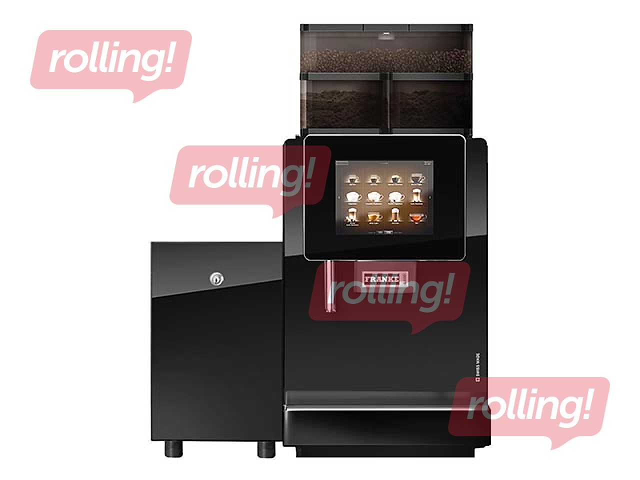 Kafijas automāts Franke A600 MS EasyClean + KE200 EC ledusskapis