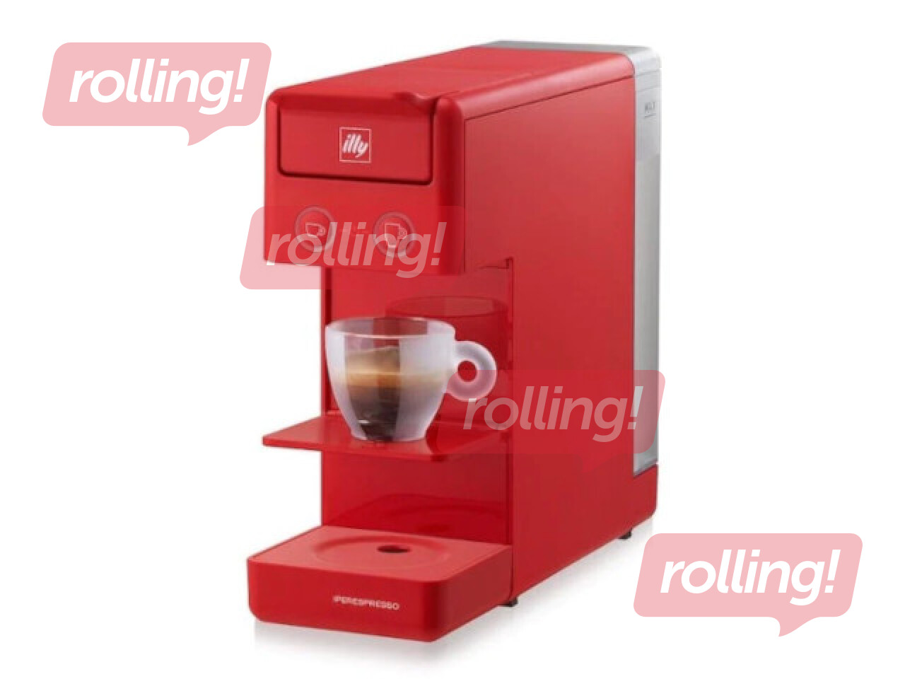 Capsule coffee machine Illy Y3.3, red 