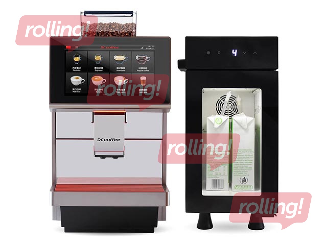 Kafijas automāts Dr. Coffee M12  Plus, sudraba