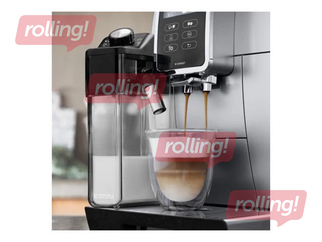 Kafijas automāts DeLonghi Dinamica Plus ECAM370.95.S, sudraba